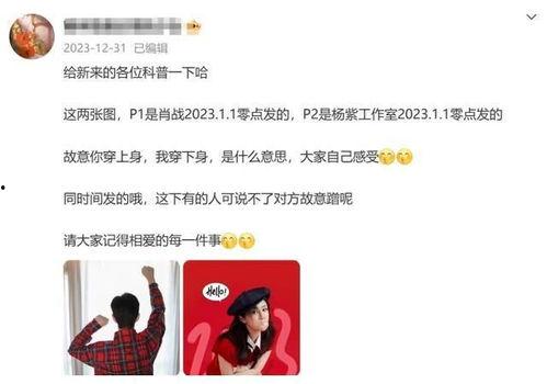 肖战杨紫八卦爆料最新,八卦爆料揭秘幕后真相
