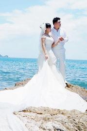 爆料最新三亚婚纱照,最新婚纱照惊艳亮相